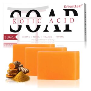 ORIENTLEAF Kojic Acid Soap, Turmeri...
