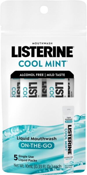 Listerine On-The-Go Cool Mint Alcoh...