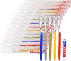 Disposable Toothbrushes with Toothp...
