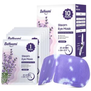 BeHoomi Steam Eye Mask, 10Packs Hea...