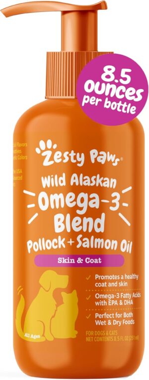 Zesty Paws Wild Alaskan Omega-3 Ble...