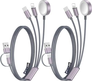 2Pack Multi Charging Cable Cord for...