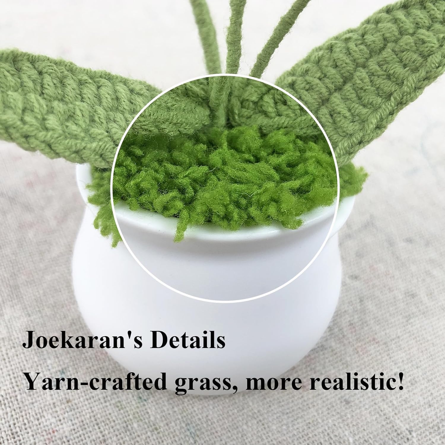Joekaran Crochet Flowers Cute Flower for Her, Graduation Birthday Gifts for Women and Teacher, Mother, Coworkers, Valentines, Christmas, Desk Decor,Home Office Decoration(Pink Gradient Myosotis) - Image 2