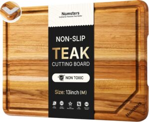 13” Teak Wood Cutting Board f...