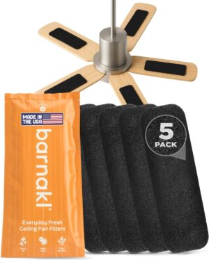 Barnakl Ceiling Fan Air Purifier Pa...
