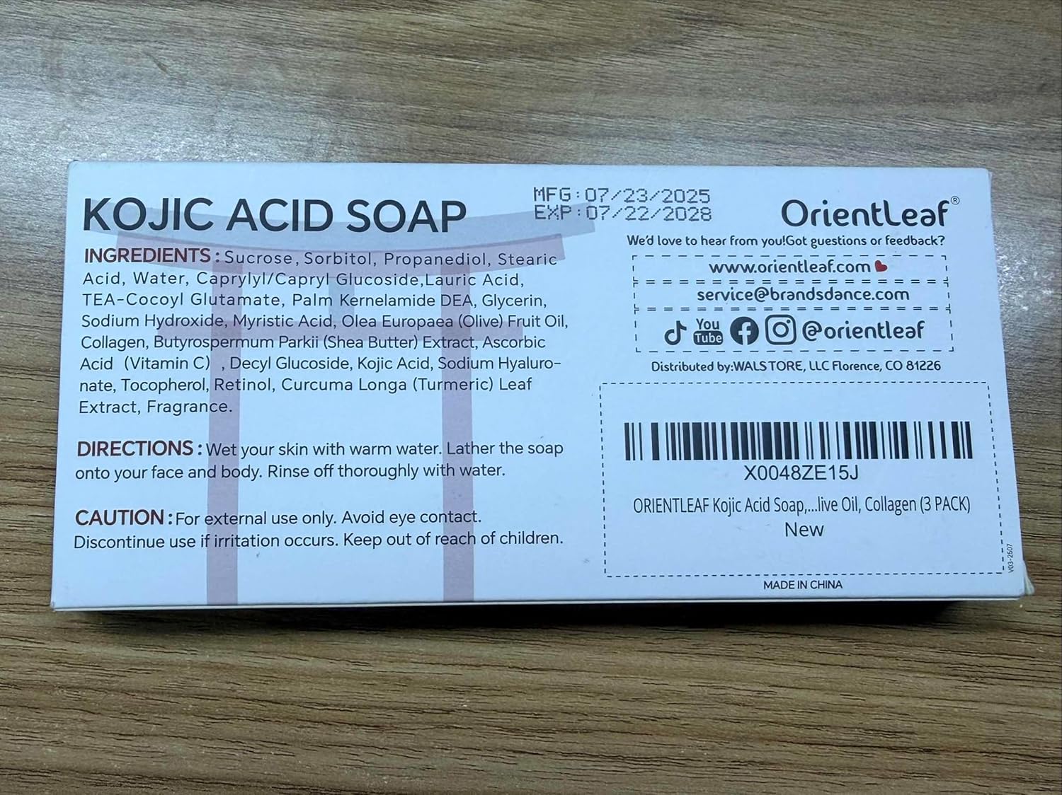 ORIENTLEAF Kojic Acid Soap, Turmeric Soap Bar for Dark Spots, Fresh Citrus Scent, Gentle for Face and Body Wash with Vitamin C, Shea Butter, Retinol, Gifts for Women (3 PACK) - Image 8