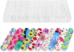 Mini Nail Files (50 Packs), Colorfu...