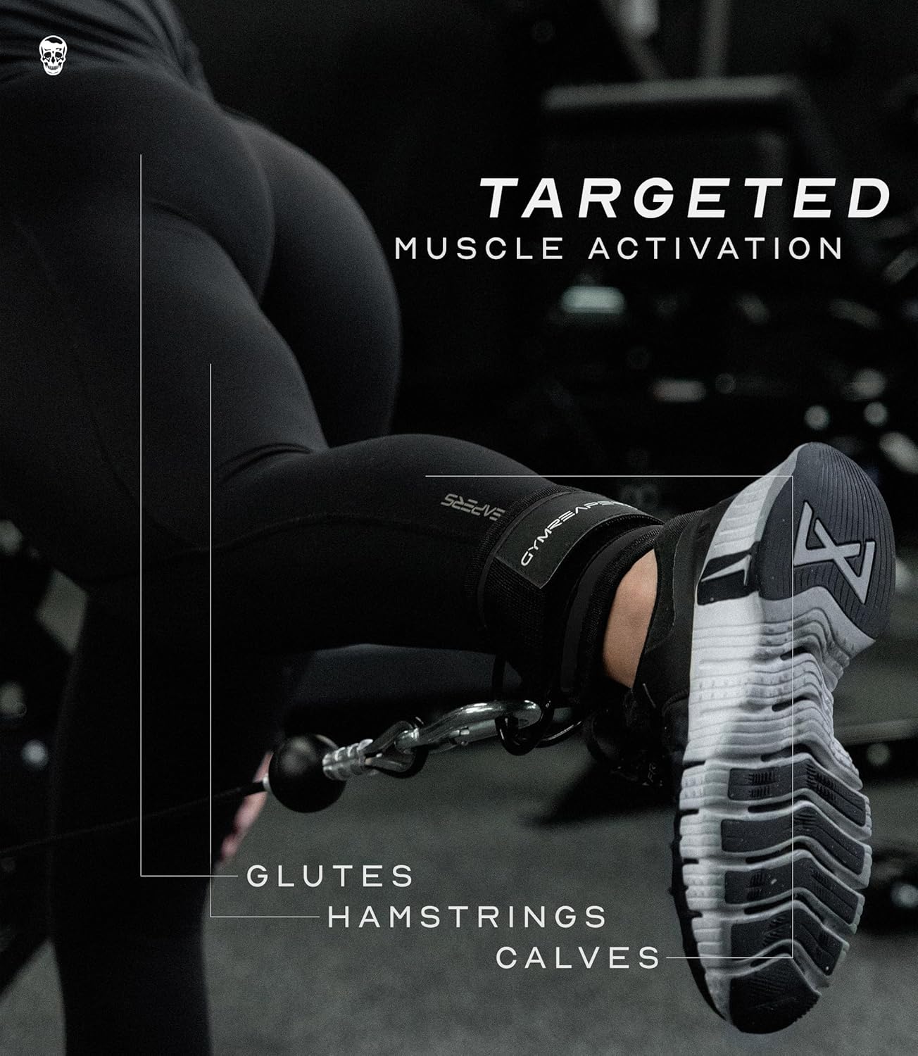Gymreapers Ankle Straps For Cable Machine Kickbacks, Glute Workouts, Lower Body Exercises - Adjustable Leg Straps with Neoprene Padding - Image 4