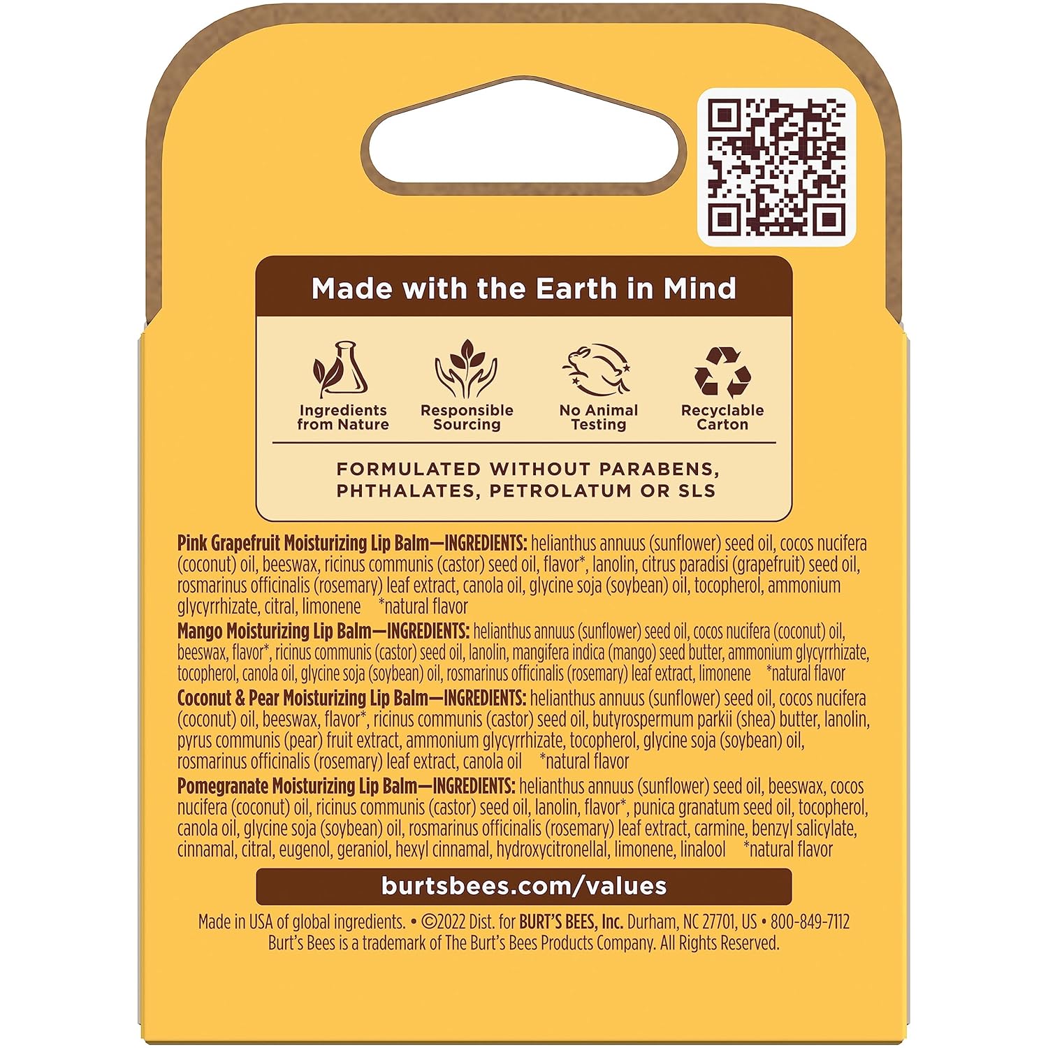 Burt's Bees 100% Natural Moisturizing Lip Balm (Superfruit) - Image 13