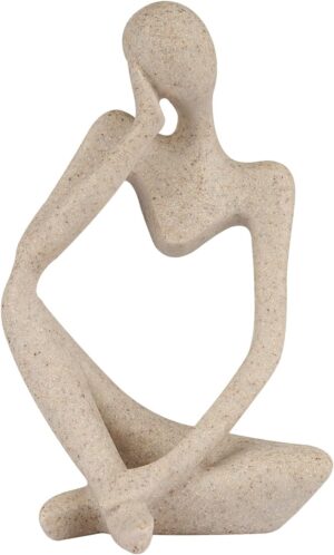 Sandstone Resin Thinker Style Abstr...