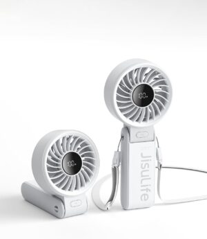 JISULIFE Portable Handheld Fan Life...
