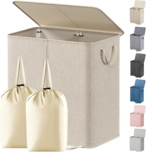 Lifewit Double Laundry Hamper with ...