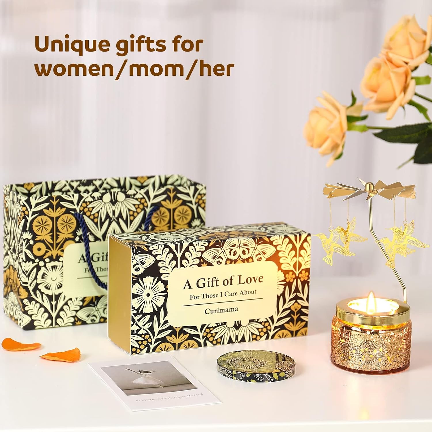 Unique Hummingbird Rotating Scented Candle – Gifts for Women Who Have Everything, Funny Birthday Present for Mom Grandma Wife Daughter - Image 4