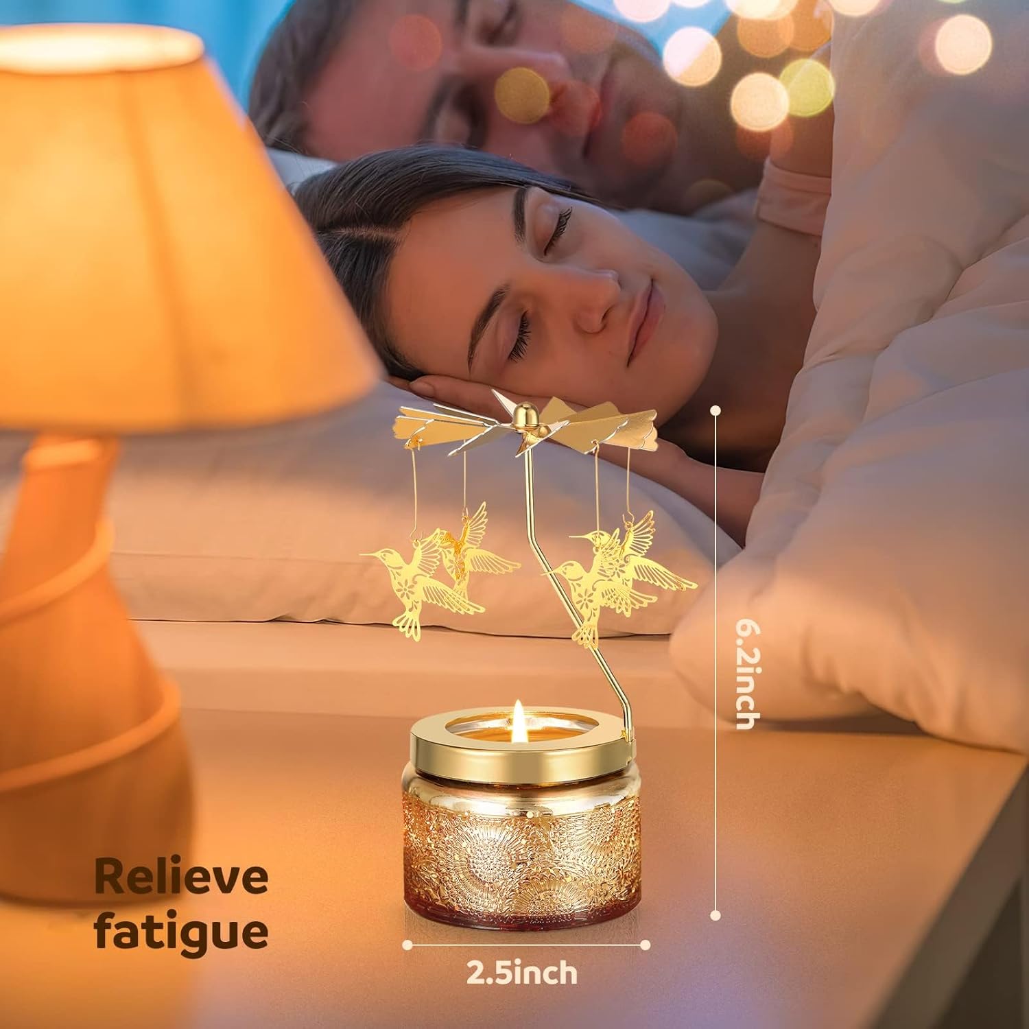 Unique Hummingbird Rotating Scented Candle – Gifts for Women Who Have Everything, Funny Birthday Present for Mom Grandma Wife Daughter - Image 5