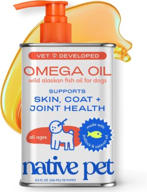 Native Pet Omega 3 Fish Oil for Dog...