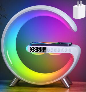 Smart LED Table Lamp, 4-in-1 Wirele...