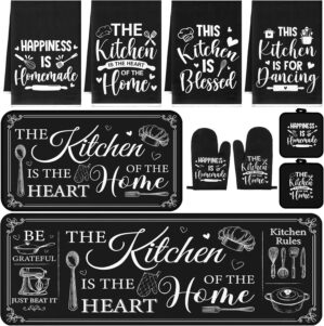 Fourluoo 10 Pcs Farmhouse Kitchen D...