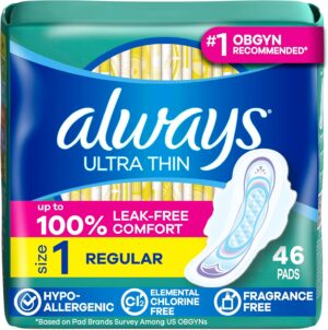 Always Ultra Thin Feminine Pads wit...