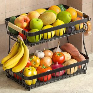 Sevenblue 2-Tier Fruit Basket with ...