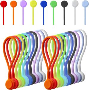 20 Pack Reusable Silicone Magnetic ...