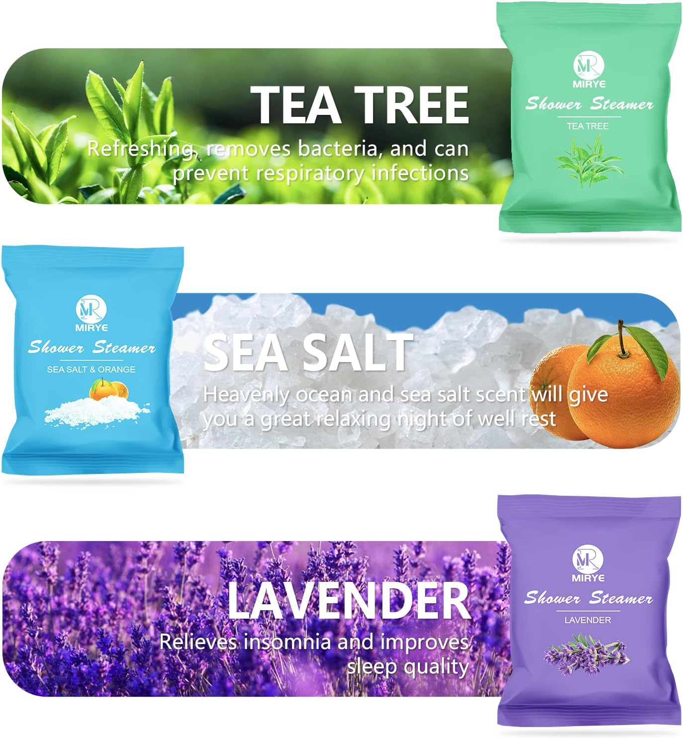 Shower Steamers Aromatherapy Birthday Gifts for Women, 24pcs Shower Bombs with Natural Essential Oils, Hotel Home Shower Spa, Self Care Gifts for Mom Wife Grandma Sister Her, Appreciation Gifts - Image 3