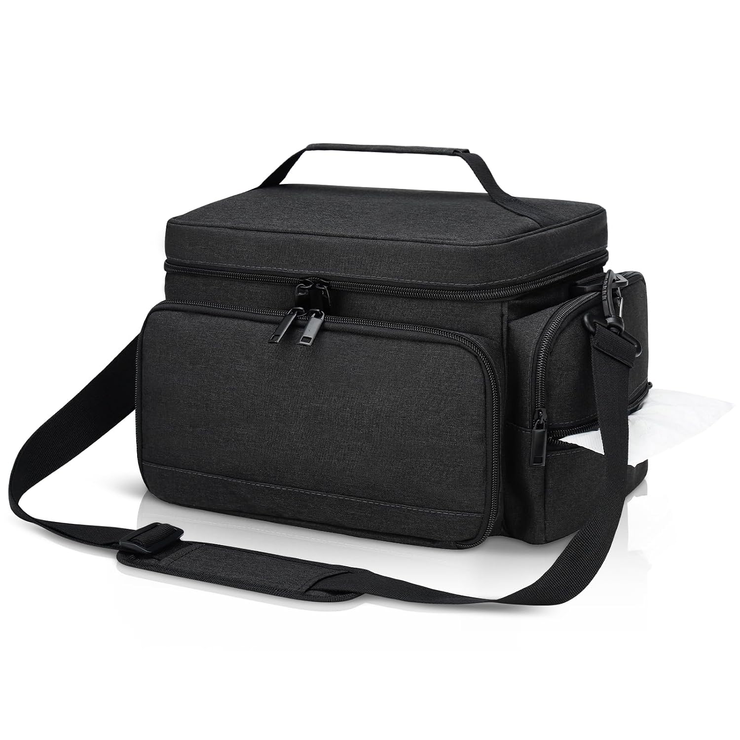 Breast Pump Bag Fit for Spectra S1 and S2, Pumping Bag with Waterproof Mat for Pump Accessories, Portable Pump Carrying Case for Work, Travel and Family Use, Black - Image 7
