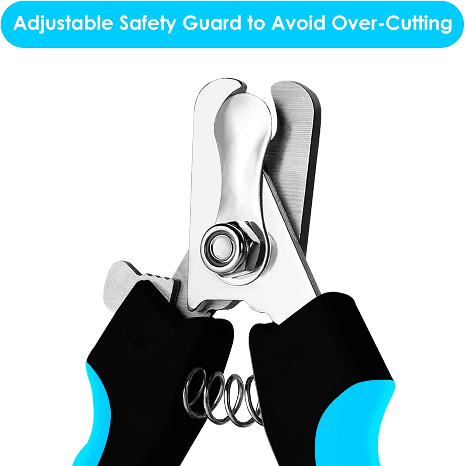 Candure Pet Nail Clippers, Blue, Large to Medium Pets - Image 3