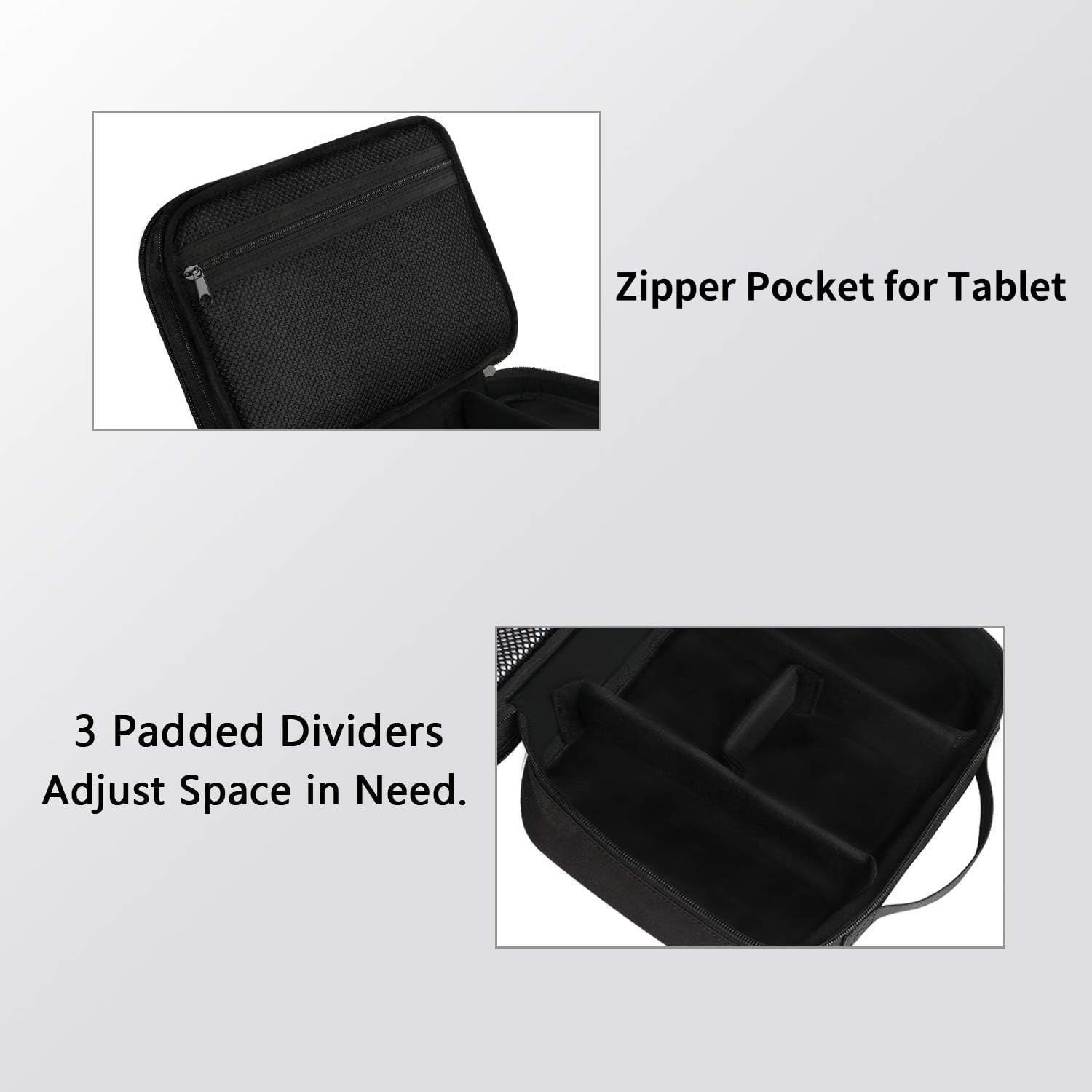MATEIN Electronics Organizer Travel Case, Cable Organizer Bag, Black - Image 5