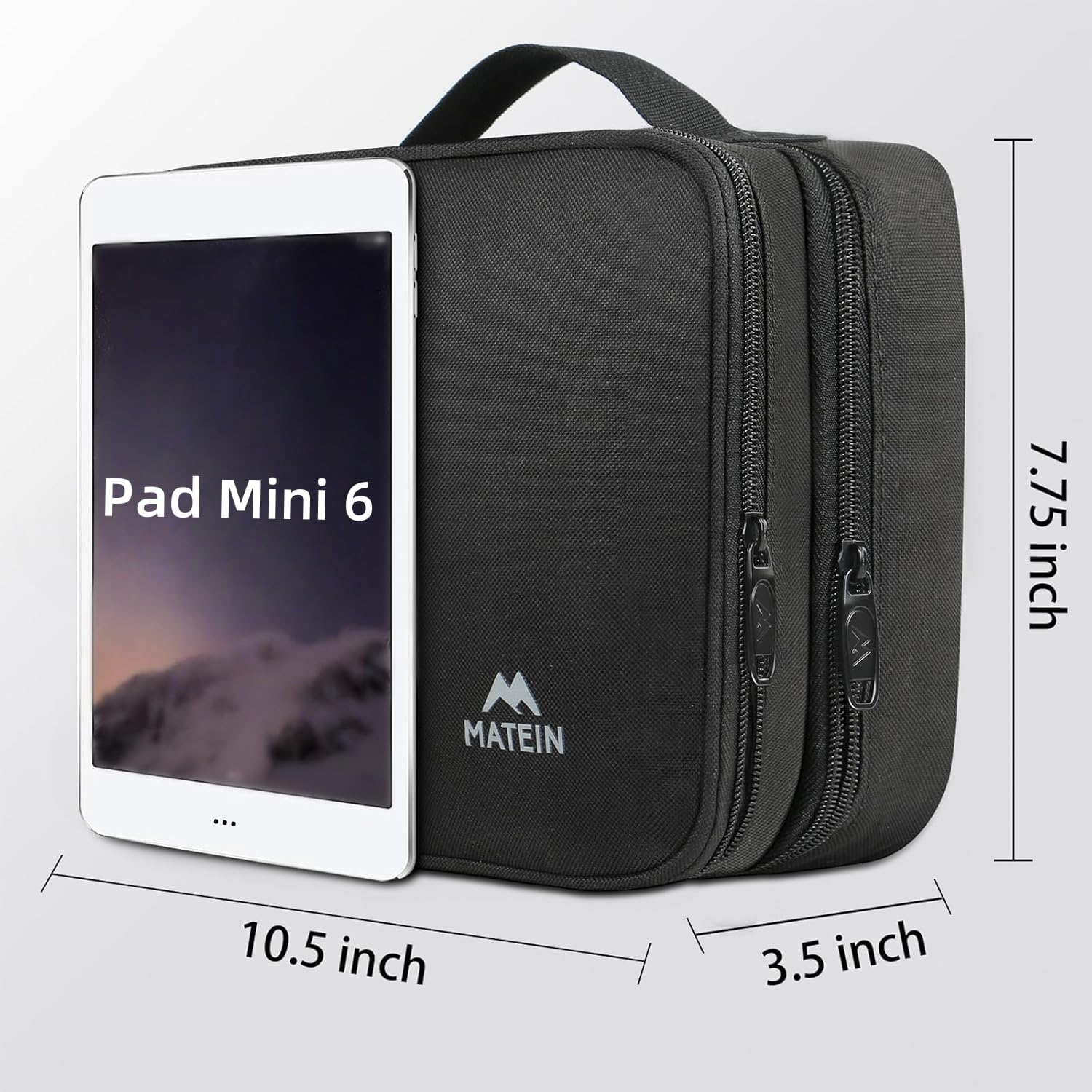 MATEIN Electronics Organizer Travel Case, Cable Organizer Bag, Black - Image 6