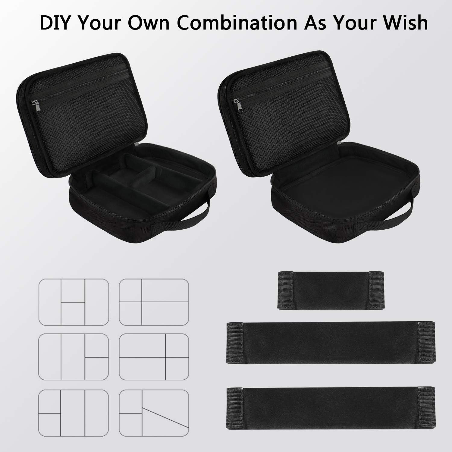 MATEIN Electronics Organizer Travel Case, Cable Organizer Bag, Black - Image 7