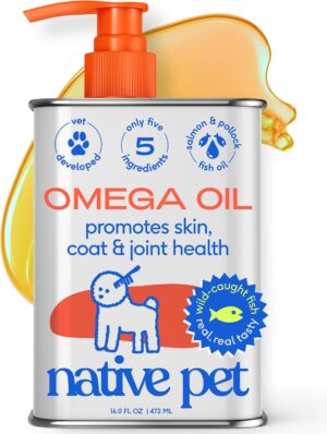 Native Pet Omega 3 Fish Oil for Dog...