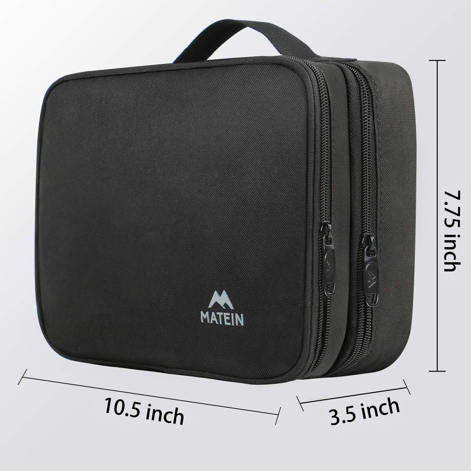 MATEIN Electronics Organizer Travel Case, Cable Organizer Bag, Black - Image 8
