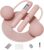 YOTTOY Skipping Ropes for Adults -Cordless Counter Jump Rope with Large Cordless Ball-Weighted Jump Rope for Women with LCD Display