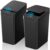 Bathroom Trash Can with Lid, KOEYLE 2 Pack 2.2 Gallon Automatic Touchless Garbage Can, Small Motion Sensor Smart Trash Can, Slim Waterproof Trash Bin for Bedroom, Bathroom, Office, Living Room (Black)