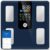 GE Smart Scale for Body Weight, BMI, Fat, Muscle Mass, Digital Bathroom Scales 500lbs Bluetooth 11.8″ Large Platform Weighing Machine Health Monitor with App, Dark Blue