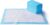 Amazon Basics Super Absorbent Dog and Puppy Potty Pads, Leak-Proof 5-Layer Design with Quick-Dry Surface for Housebreaking, Heavy Duty Absorbency, X-Large, 28 x 34 Inch, Blue & White, 25-Pack