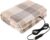 Heated Car Blanket – 12V Electric Travel Blanket for Car, Truck, SUV or RV – Portable Heated Throw for Road Trips, Camping or Winter Emergency Kit for Cold Weather Travel by Stalwart (Tan Plaid)