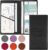 JUSTTOP 1Pack Car Registration and Insurance Holder,Car Document Holder for Cards License with Magnetic Shut,Vehicle Glove Box Car Organizer for Documents, Cards, License(Black)