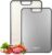 Sumzzz Titanium Cutting Board for Kitchen, Non Toxic 2-in-1 Cutting Board Double Sided Food Grade Pure Titanium, Knife Friendly Easy to Clean Large Size 15”×10.3”