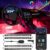 Govee Car LED Lights, Smart Car Interior Lights with App Control, RGB Lights with DIY Mode and Music Mode, 2 Lines Design LED Lights for Cars with Car Charger, 12V