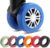 8 Pcs Upgrade Luggage Wheel Covers, Carry On Luggage Suitcases,Wear-Resistant, Anti-Noise, Silicone Wheel Protective Covers for 2-2.4″ Spinner Wheel,Essential Travel Accessories (Blue)