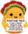 LuoHere Positive Crochet Taco Birthday Gifts for Women Men Easter Basket Stuffers Essentials Adult Kids Son Mom Dad Daughter Sister Friend Coworkers Self Care Emotional Inspirational Support
