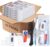 50 Sets Personal Hygiene Kit Basic Toiletry Kits Homeless Supplies Bulk for Women,Men,Travel,Charity,Business Include 50 Toothbrush, 50 Toothpaste, 50 Comb, 50 Bath Soap and 250 Floss Picks