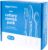 Amazon Basics Disposable Clear Plastic Cutlery Set, Premium Quality, Strong, 192 Count, Large Combo Pack Forks, Spoons and Knives