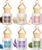AROIC Car Air Freshener for Women, 6 Pack Air Freshener Diffuser, Mothers Day Gift for Mom, Hanging Essential Oil Air Freshener Diffuser Odor Eliminator, Cute Car Interior Decor Car Scents Accessories