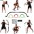 Gorilla Bow Lite All-in-One Home Gym System, Portable Resistance Band Bar for Strength Training, HIIT & Full Body Workouts, Lightweight Design for Home, Travel & Outdoor Use