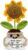 Tiny Detalles Birthday Gifts for Women – Mini Positive Crochet Sunflower, Unique Teacher Appreciation Gifts, Thank You Gifts for Women, Nurse, Friends, Coworker and Sunflower Decor