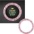 Kewucn Bling Crystal Double Rhinestone Car Engine Start Decoration Ring, Sparkling Push Start Button Sticker, Key Ignition & Knob Ring Decoration, Bling Car Interior Accessory(Pink)