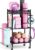 Yoga Mat Storage Rack, Home Gym Storage Rack, VOPEAK Workout Storage for Yoga Mat, Foam Roller, Gym Organizer Gym Equipment Storage for Home Exercise and Fitness Gear