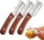 2026New Multi-functional Vegetable Peeler, Ktchen Multi-function Stainless Steel Thickened Fruit Peeler Knife with Wooden Handle, 3-1,Suitable for Peeling Fruits and Shredding Scallions (3PCS)